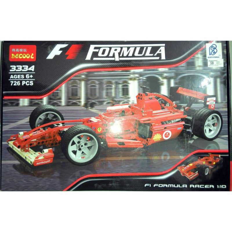 Bricks Block Decool Mobil Formula 1 Racer F1 3334
