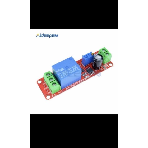 Saklar Delay Control Waktu Delay DC 12V NE 555 Merah