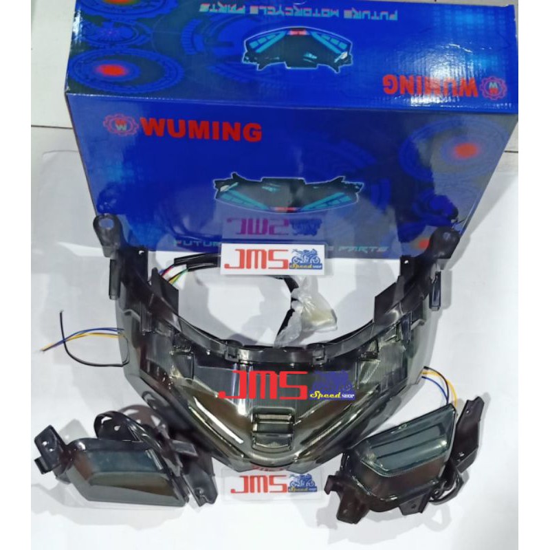 lampu stop belakang plus sen depan wuming yamaha nmax new 2020 pnp 1 paket