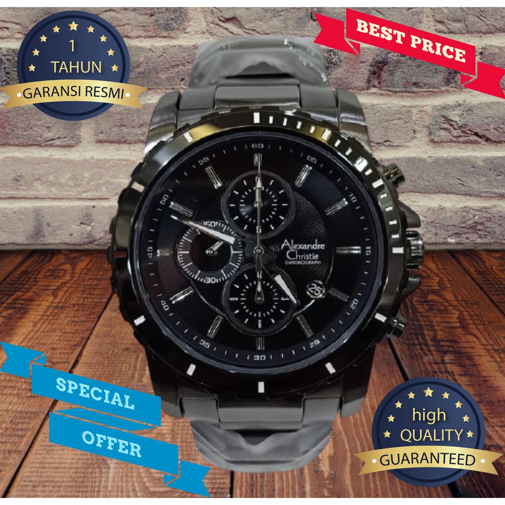 JAM TANGAN PRIA ALEXANDRE CHRISTIE PRIA AC 6141 AC6141 ORIGINAL