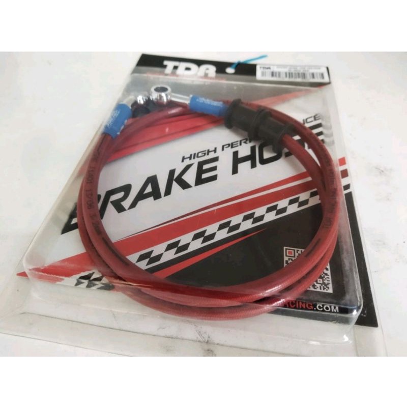 Selang master rem depan rx king rxs rxk TDR merah selang rem depan TDR merah 35 inc 90 cm