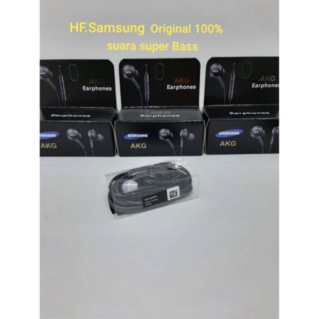 HEADSET / HANDSFREE EARPHONE ORI SAMSUNGG AKG SUPER BASS bisa dipakai buat semua tipe hp