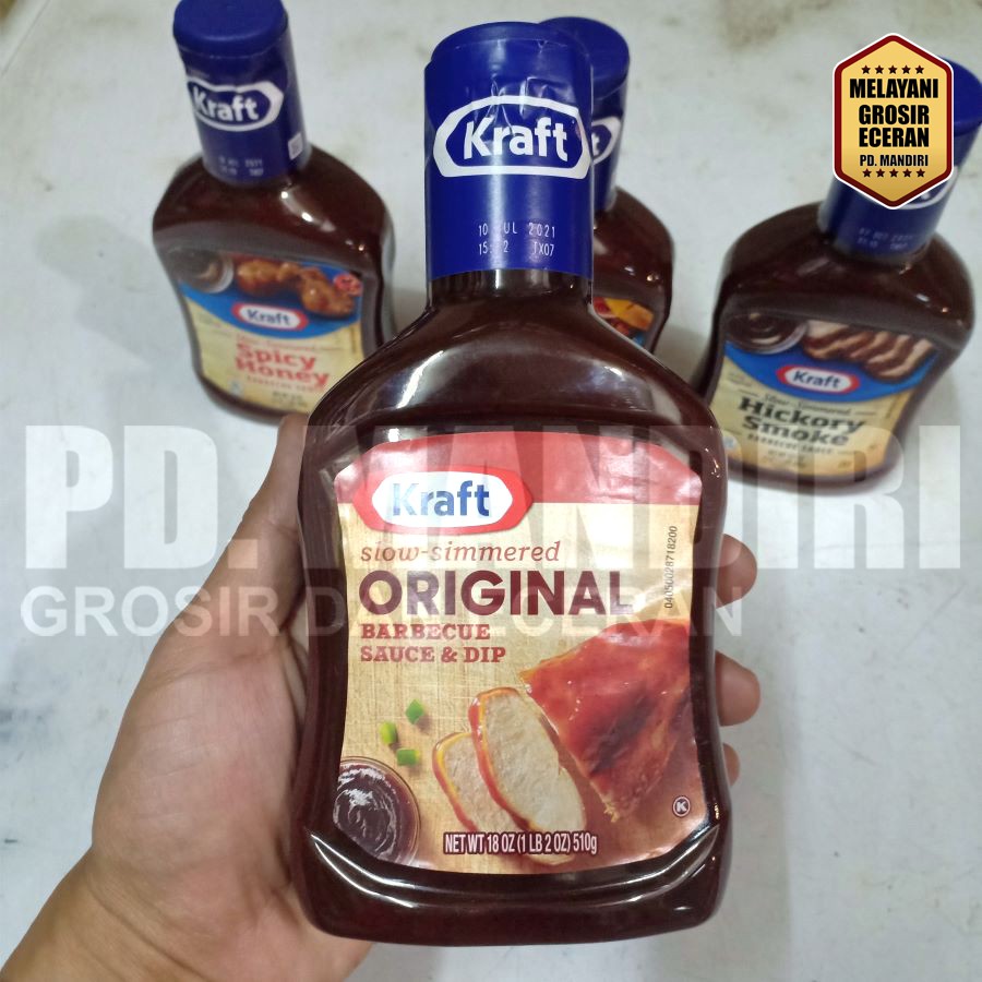 

KRAFT BBQ SLOW SIMMERED ORIGINAL 510 GR BARBEQUE SAUCE