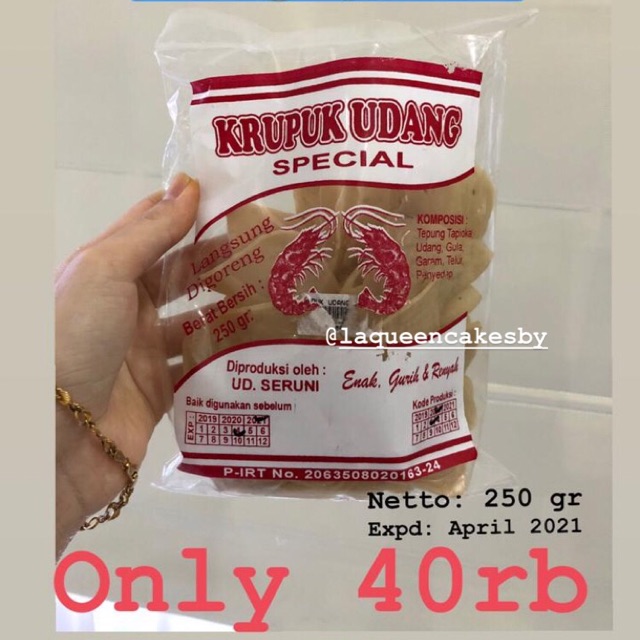 

Kerupuk Udang Special