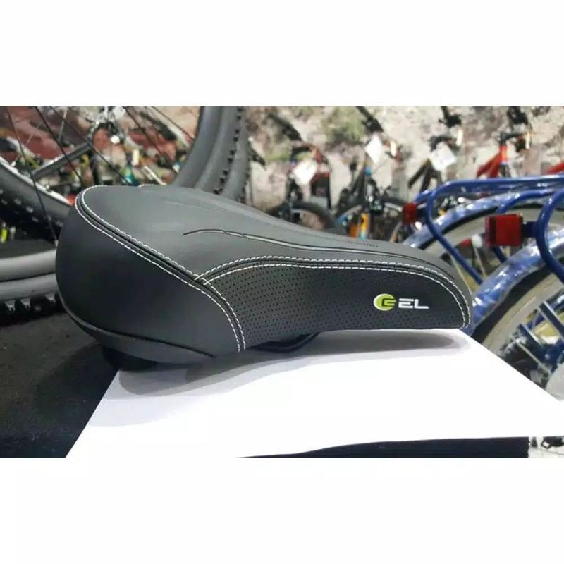 Sadel Polygon Gel dengan Pegas untuk Sepeda MTB