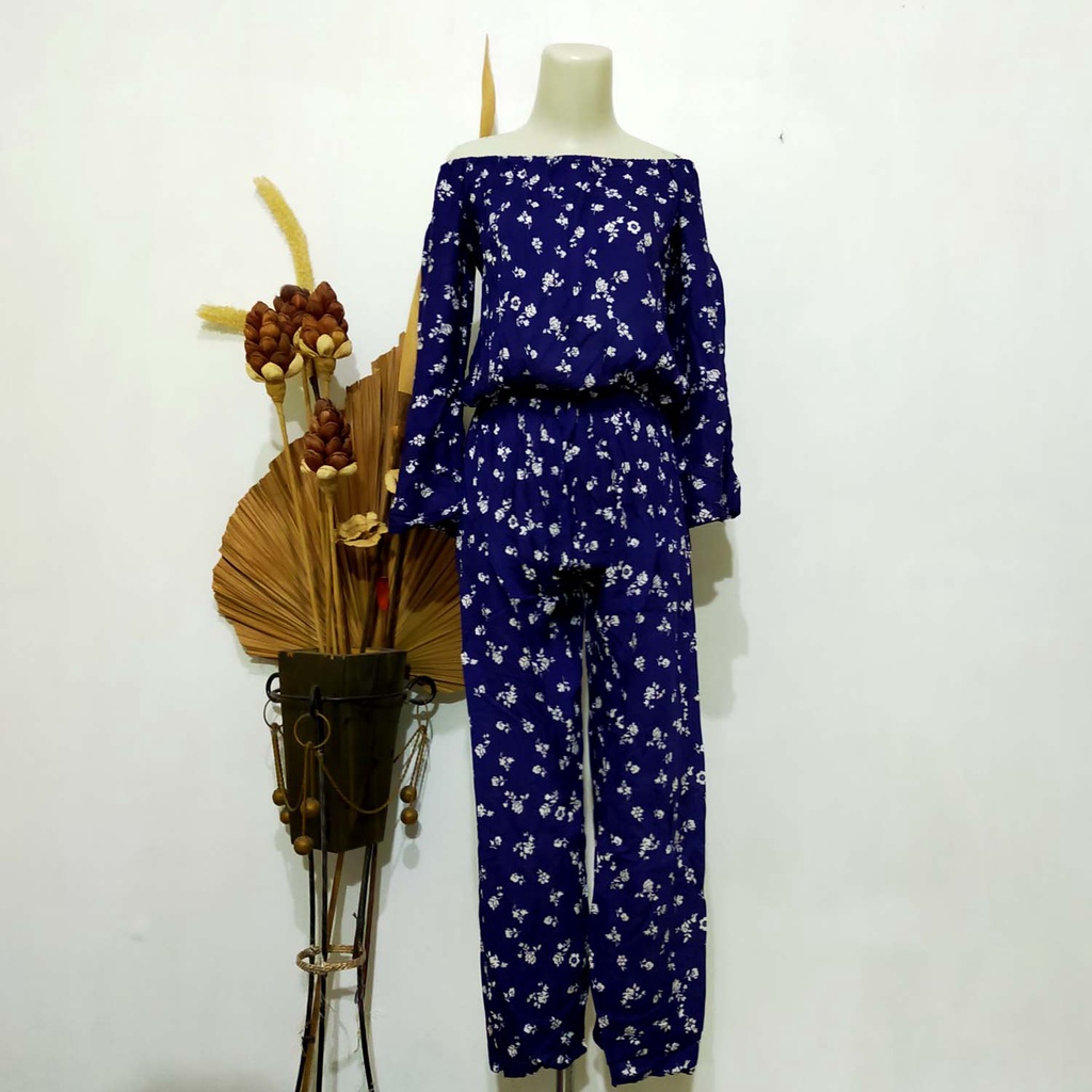 JAMSUIT SABRINA PANJANG TANGAN PANJANG (pilih motif)