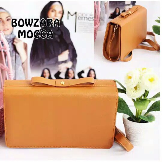 YA 380 - TAS SELEMPANG BOW ZARA PITA / TAS WANITA