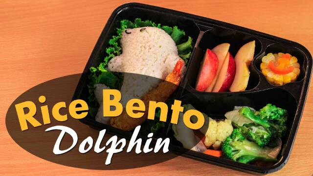 (DOLPHIN) Cetakan Nasi Karakter Set/Rice Mold/Nori Cutter/Nori Puncher/Cetakan Nasi Bento