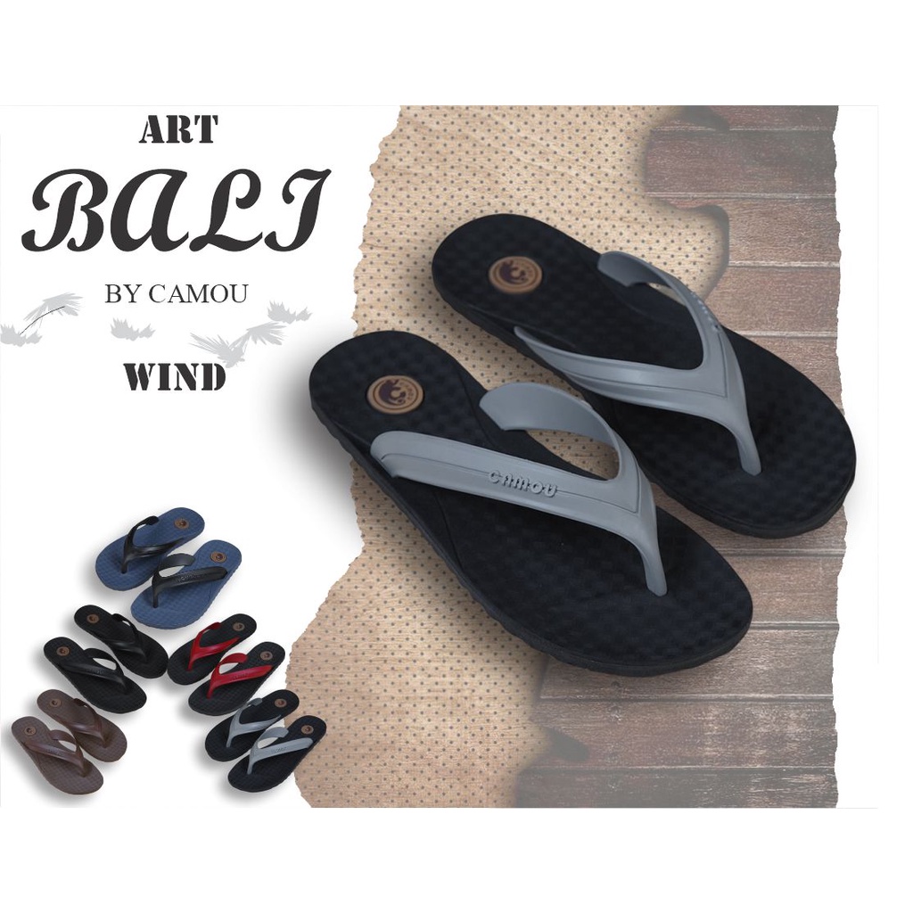 CAMOU - Sandal Pria - Sandal Camou Pria - BALI Wind Murah