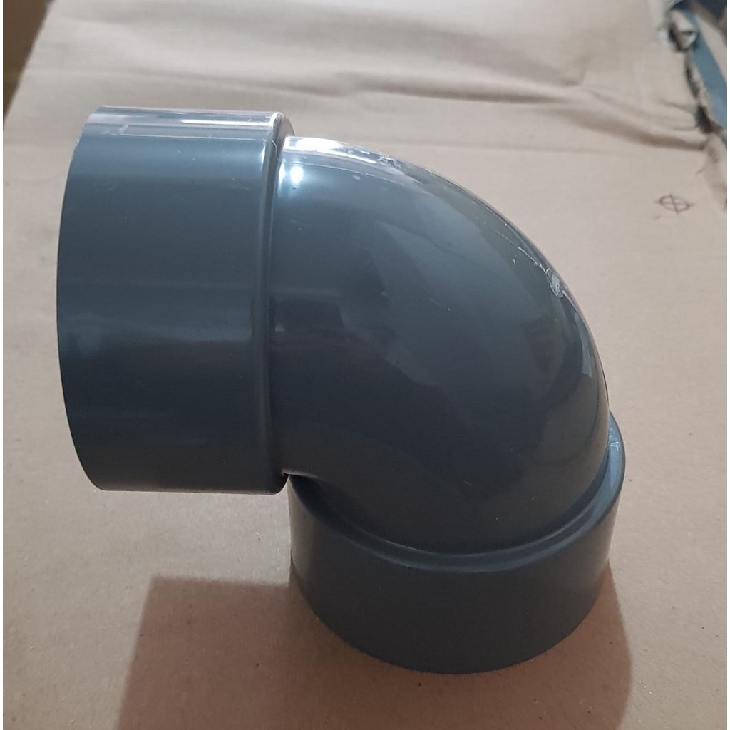 ELBOW D-DL 3" PVC RUCIKA/ ELBOW PVC 3" RUCIKA