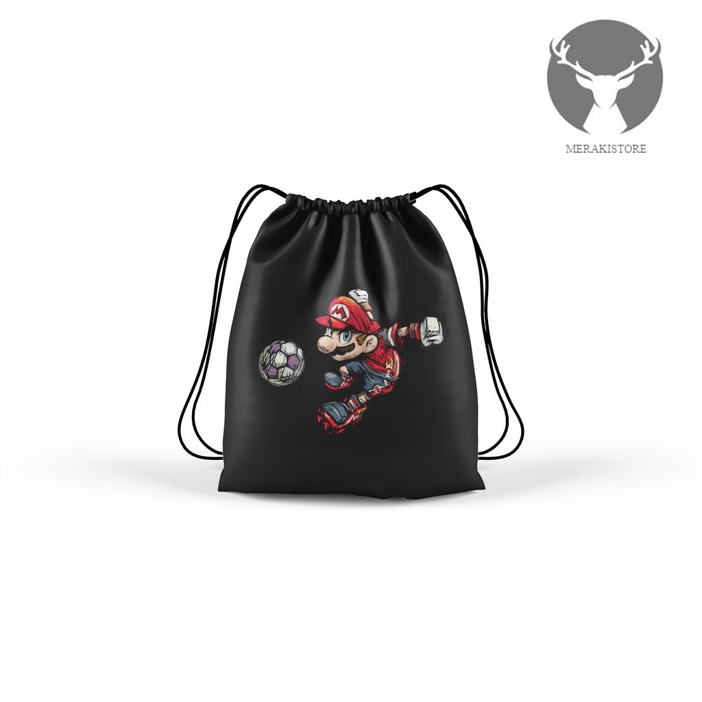 String Bag Terlengkap Pria Waterproof / Tas Serut Mario PREMIUM-ORIGINAL