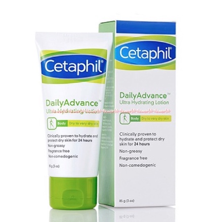 Cetaphil Daily Advance ULTRA Hydrating Lotion 85gr Clinically Proven Pelembab Wajah Cetapil Daili Clinicali