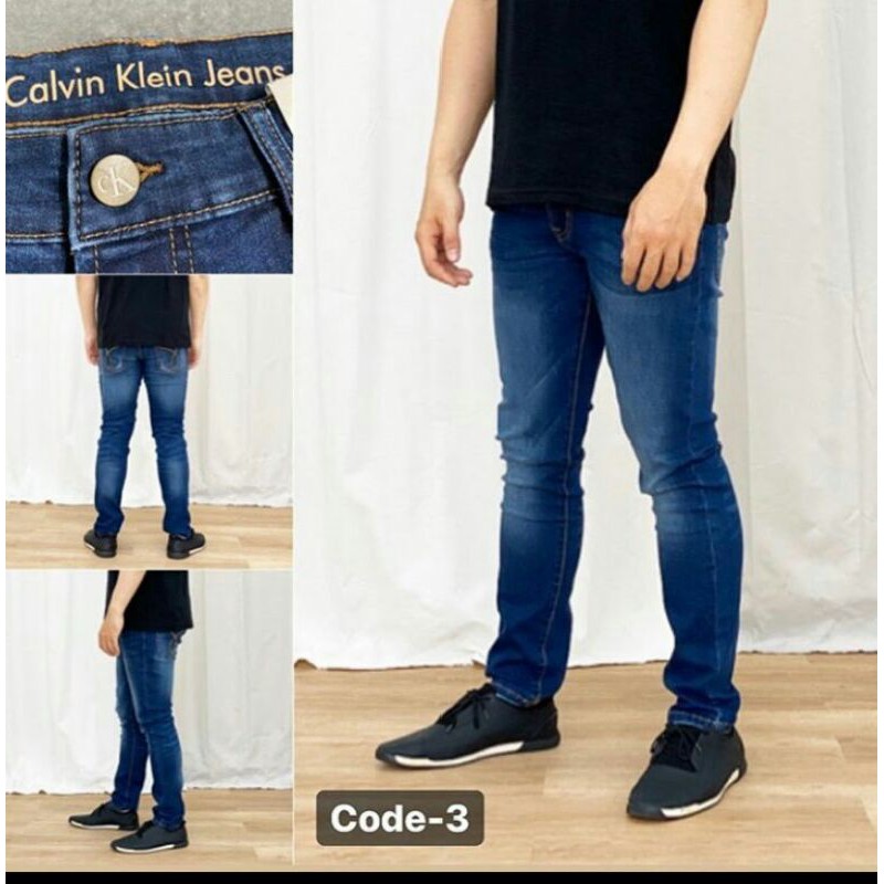 Celana Jeans Calvin Klein Original CK Slim Demin Jeans CK Jeans Original