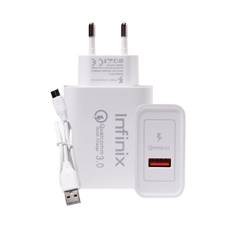 CHARGER TRAVEL ADAPTOR CHASAN HP INFINIX 33W MICRO USB ORIGINAL