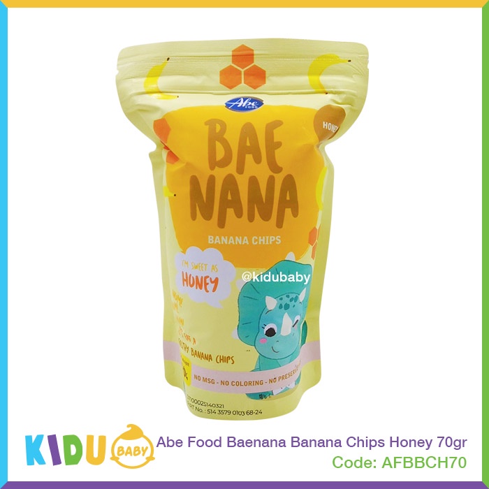 Abe Food Baenana Banana Chips 70gr Kidu Baby