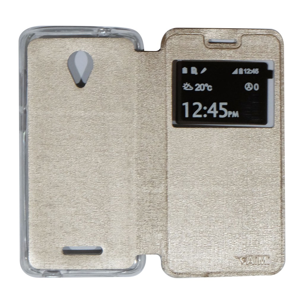 WARNA ACAK Casing Sarung ANDROMAX F20 / ANDROMAX L / ANDROMAX R2 Leather Case Flip Cover Dompet