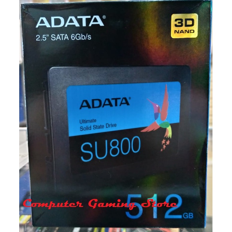 Adata Ultimate SU800 512GB SATAIII - Solid State Drive SSD for Laptop - PC - PC AIO