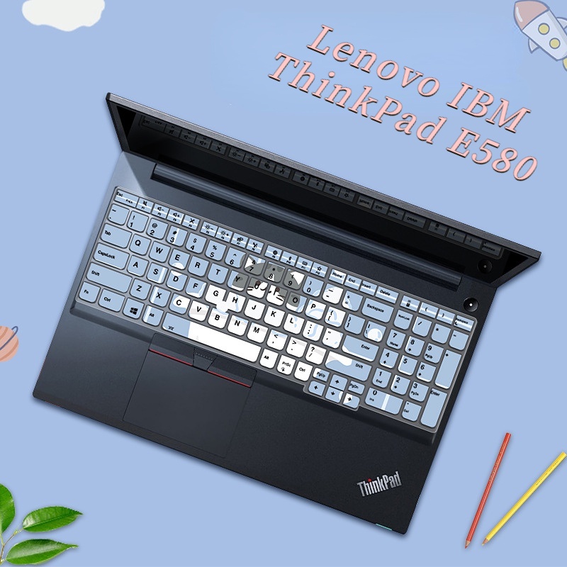 Film Pelindung Debu Keyboard Laptop Motif Kartun Bunga Untuk Lenovo IBM ThinkPad E15 2021 15.6 Inch E580 E595 E585 E590 L580 L590 T15 T570 T15V T580