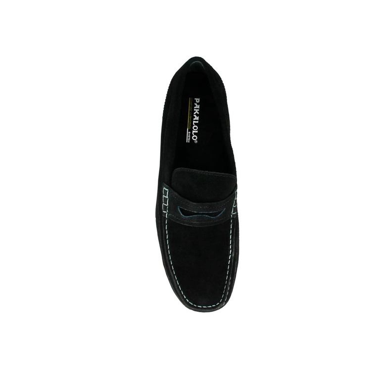 SEPATU PANSUS PAKALOLO PRIA ORIGINAL LOAFER CASUAL KULIT HITAM PB09