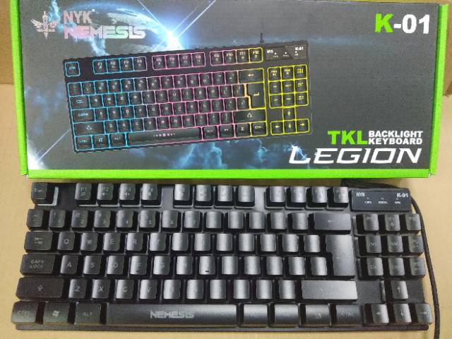 NYK K-01 Legion Keyboard Gaming TKL Backlight / NYK K01 Gaming Keyboard