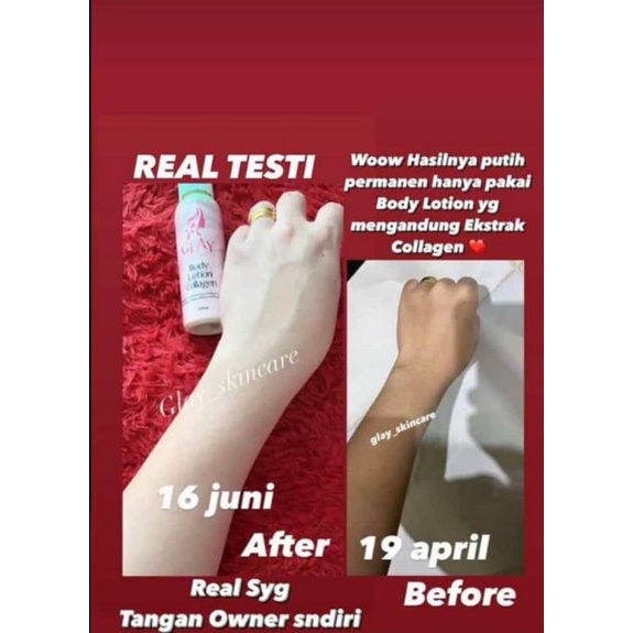 Jual ( COD ) Body lotion collagen Gley skin care bersertifikasi BPOM