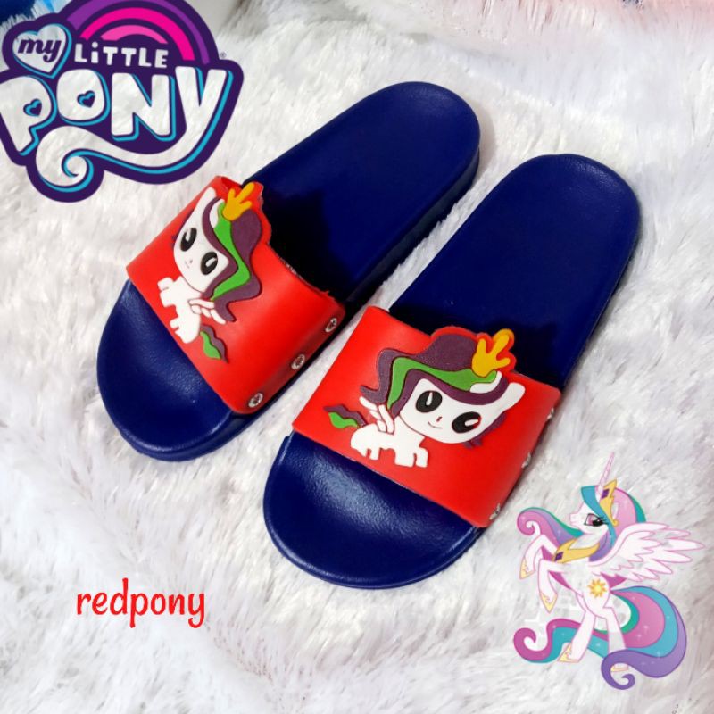 sandal anak unicorn prince kuda pony karet timbul semi import