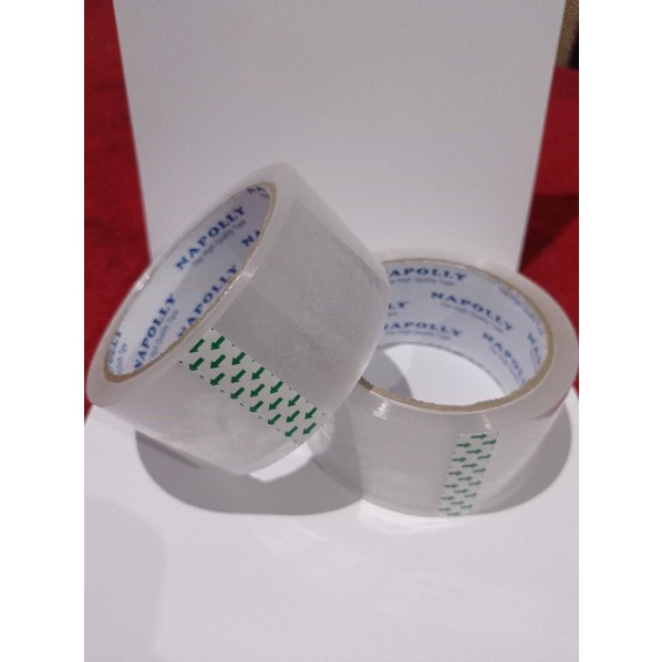 

Lakban Bening 80 Yard Isolasi Selotip Clear Tape 45mm Daya Lengket Kuat