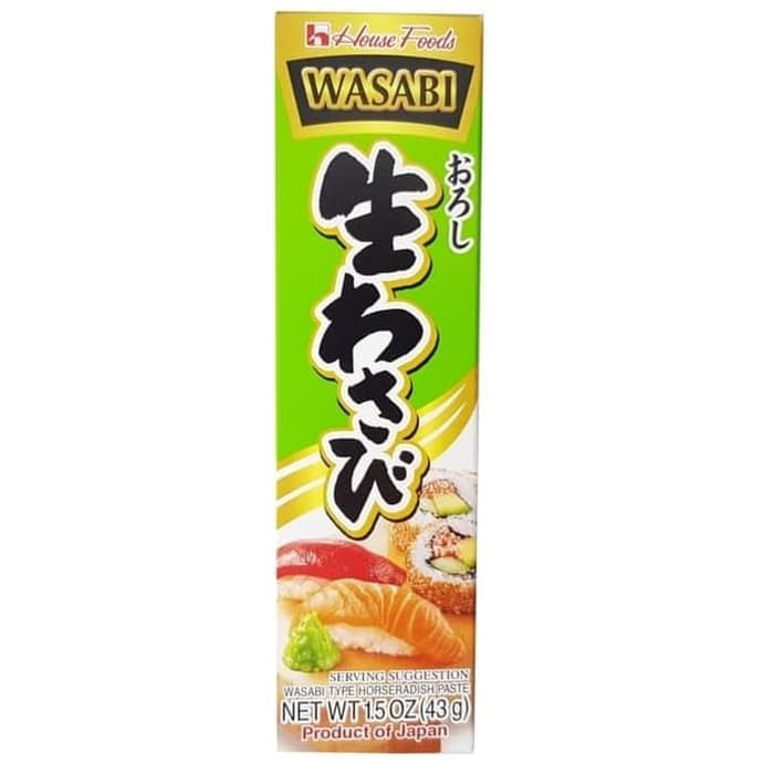 

HOUSE FOODS WASABI , PASTA WASABI - NERI WASABI 43 Gram