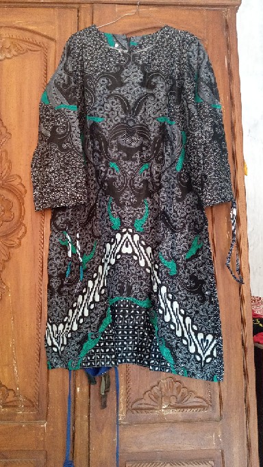 Terlaris Serut Genes Jelita Tunic Navbor Yelbor Whitbor Creambor Tunik Batik Modern Hrb030 Dolbi Dob