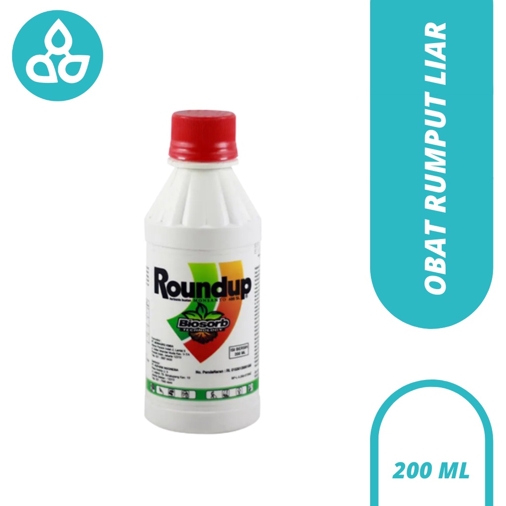 Basmi Rumput Liar - Obat Rumput Liar - Herbisida Rumput - Herbisida ROUNDUP 486SL 200 ml