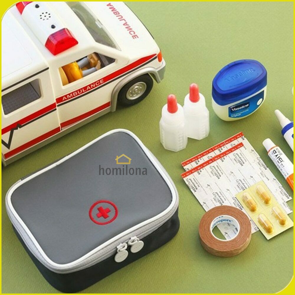 Tas Travel Obat P3K Medical First Aid Kit - XC11558 - Gray