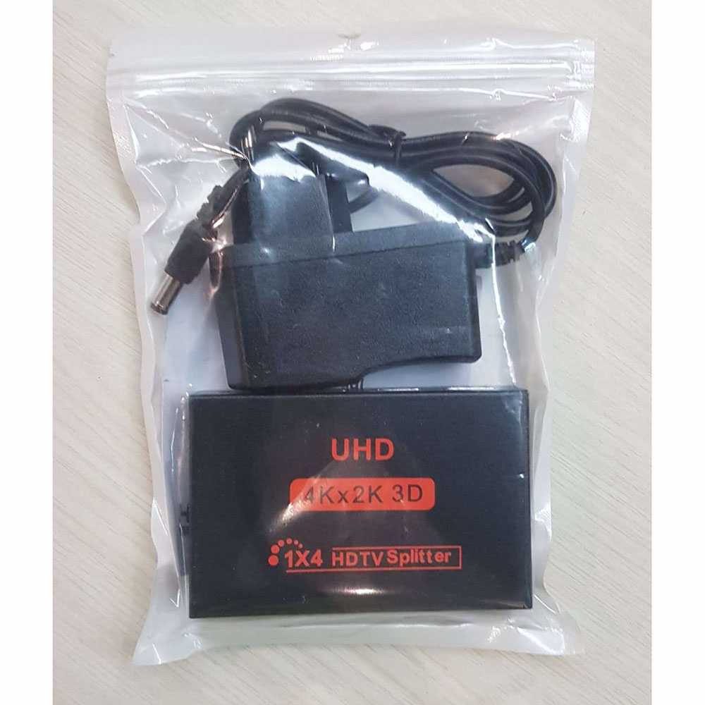 HDMI Splitter 1x4 4K Adapter Port HDMI 4 Perangkat Tambahan Display Editing Design HDMI Output Resolusi 4K Berkualitas