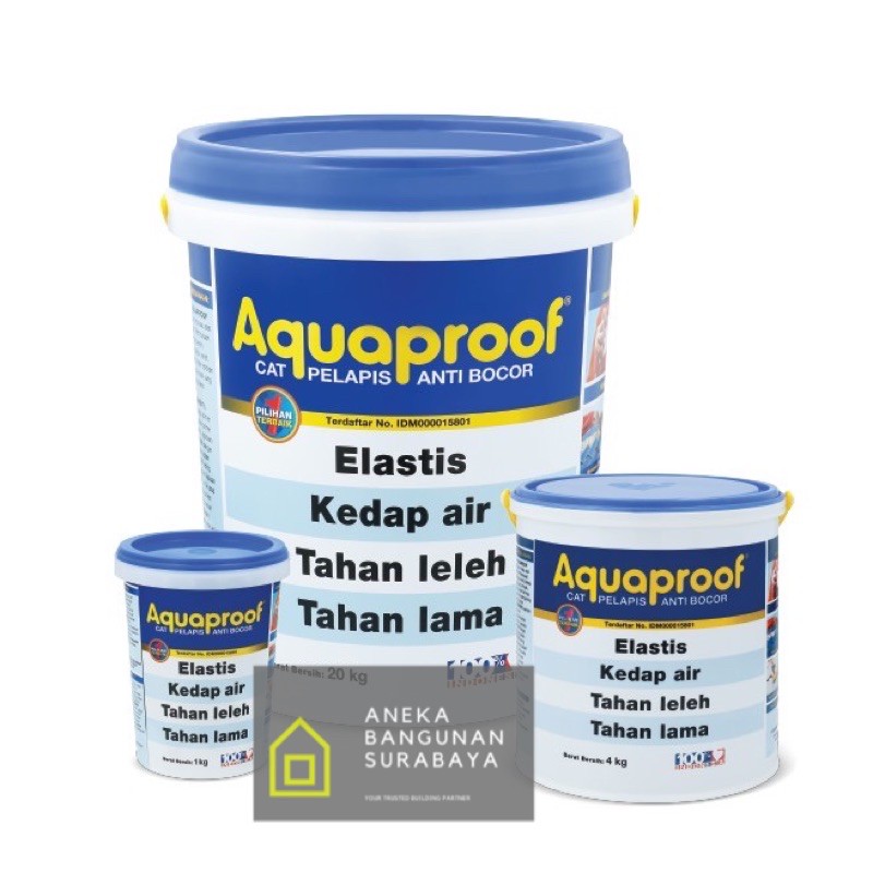 Jual Aquaproof Pail 20kg Cat Pelapis Anti Bocor Aquaproof 20 Kg Shopee Indonesia 0433