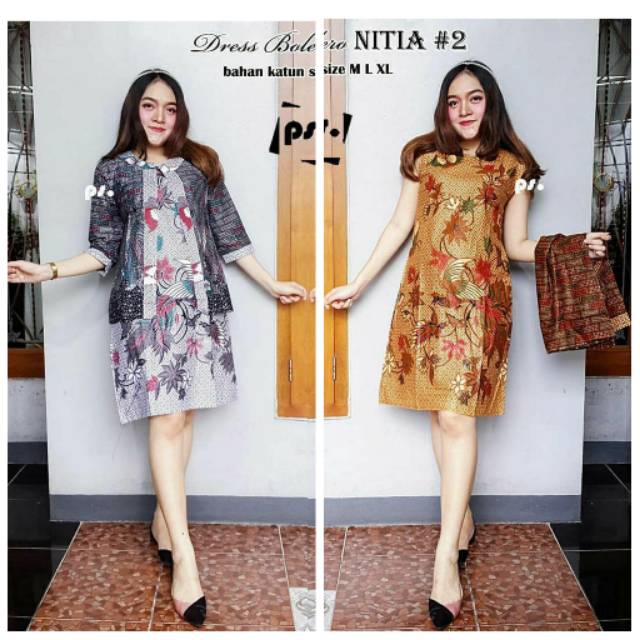 DRESS BOLERO NITIA 2 BATIK