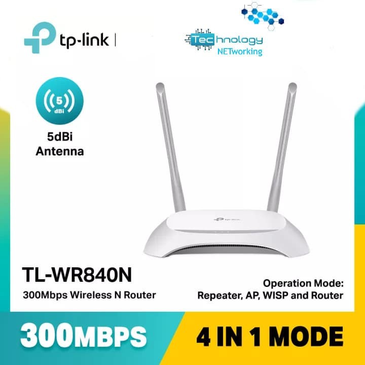 TP-Link TL-WR840N : Wireless Router 300Mbps ORIGINAL