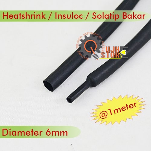 Heat Shrink tube 6 mm Solatip Bakar isolasi susut panas