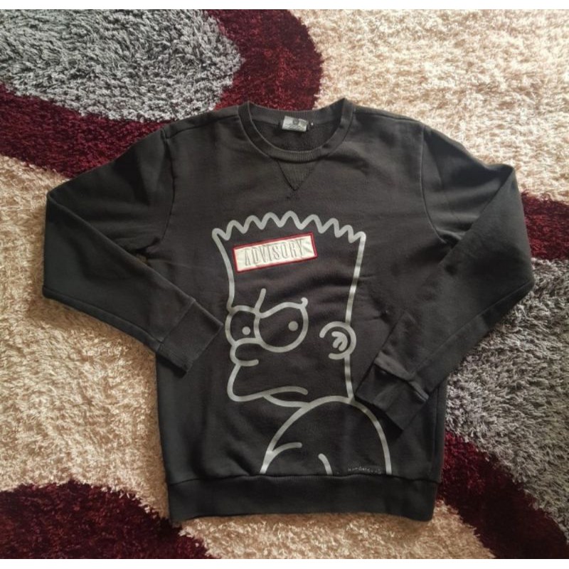 CREWNECK SIMPSONS X ADVISORY ORIGINAL SECOND BRANDED