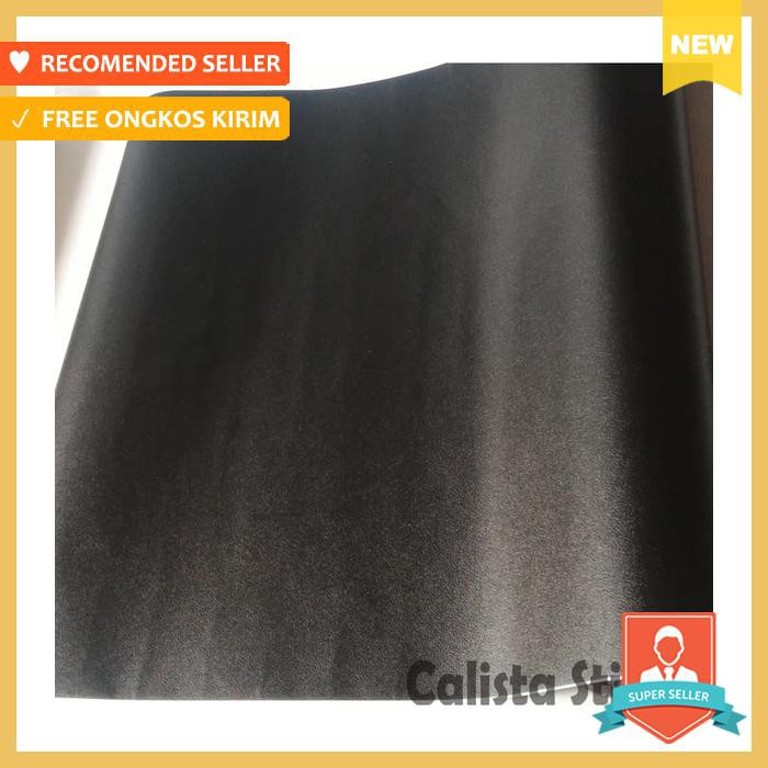 Stiker Skotlet Hitam Doff / Black Doff Kasar Motif Kulit Jeruk