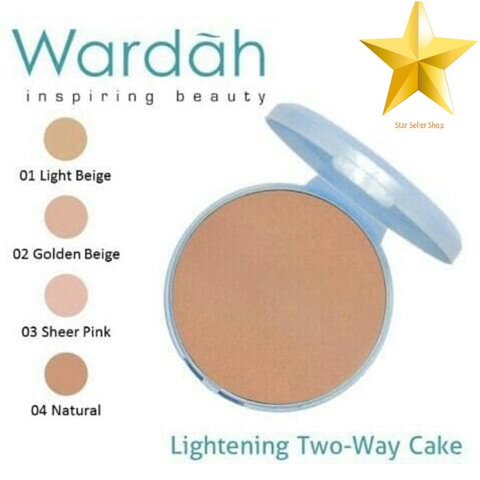 Wardah two way cake extra cover
