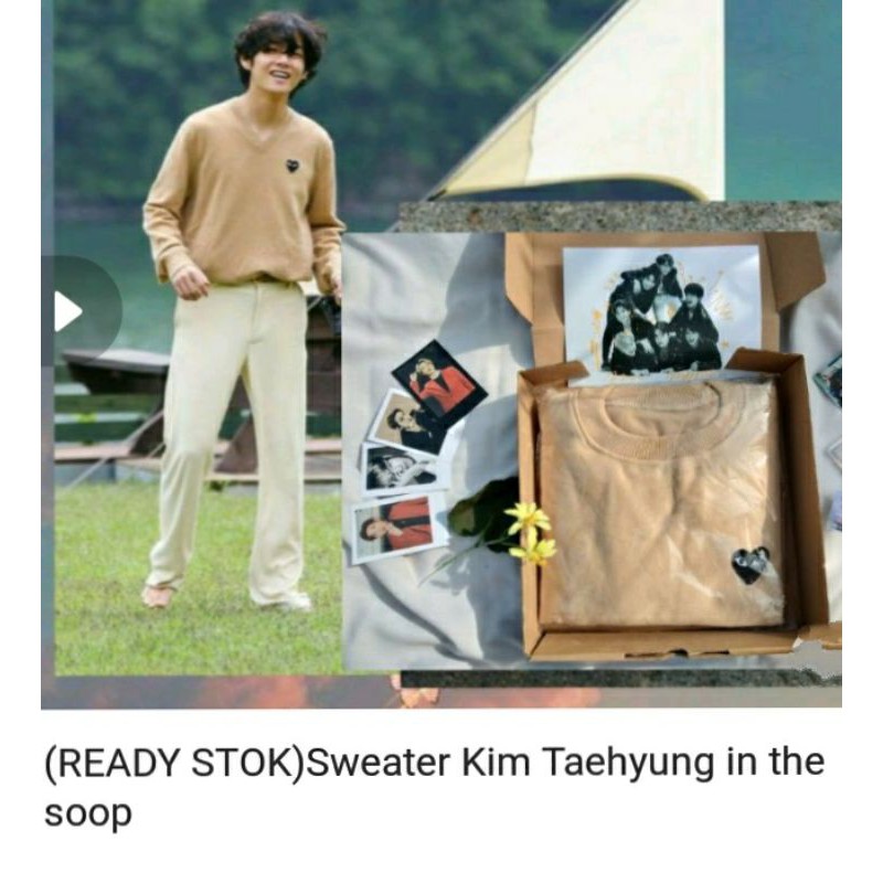 sweater Kim taehyung in the soop