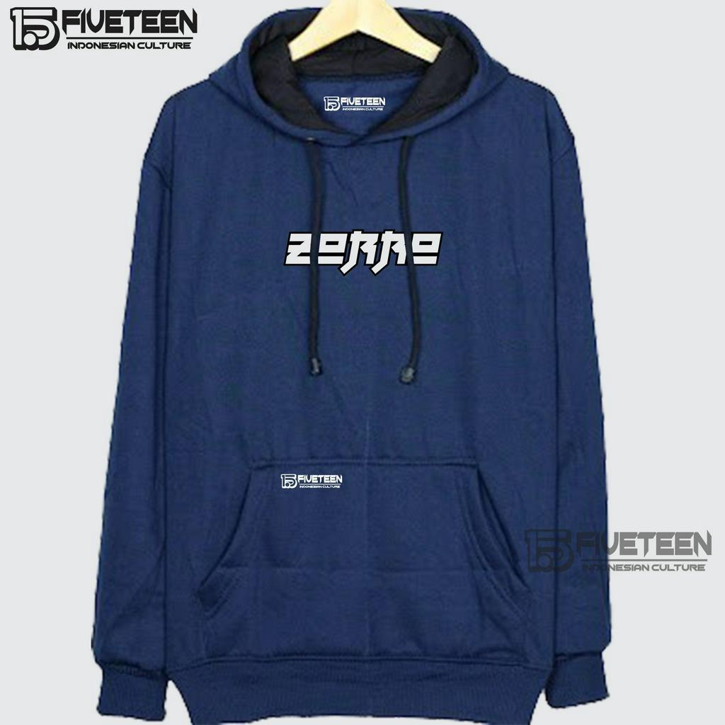 sweater hoodie pria distro original brand 15fifteen warna navy blue list sablon depan belakang zorro hoodie cowok terbaru 2023 jaket wanita bahan tebal suwiter buat anak remaja08