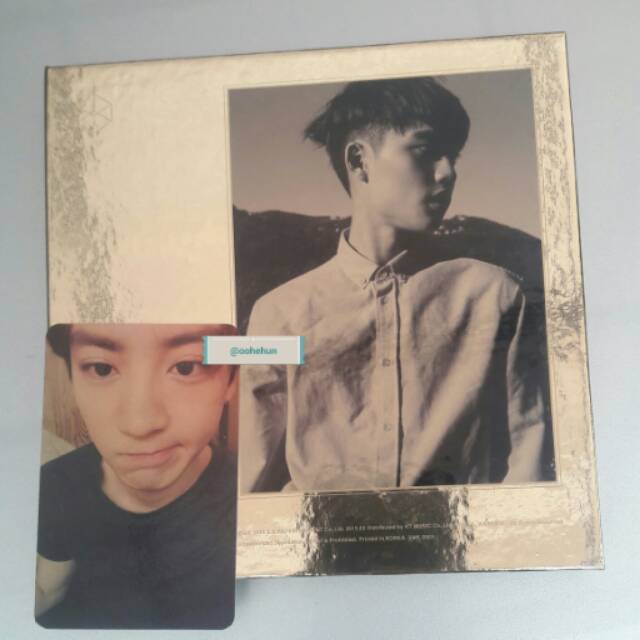 EXO ALBUM EXODUS D.O COVER KOREAN VERSION ASLI KORLIC NO DAMAGE