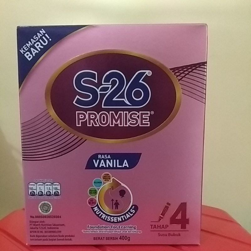 

S26 Promise Vanila 400gr