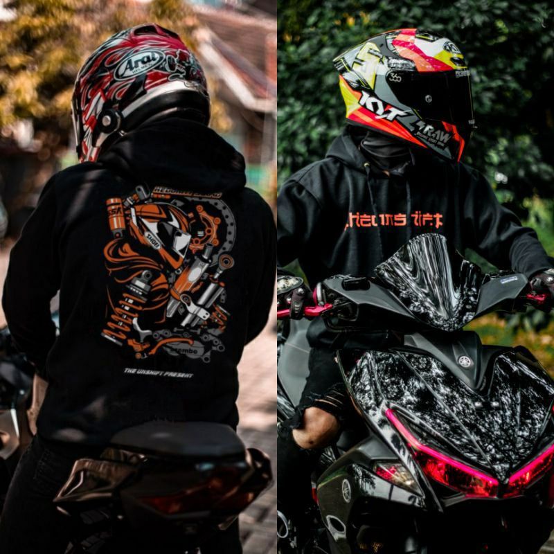 ORIGINAL - Jaket SPAREPART BLACK RIDER Premium - Size L XL XXL XXXL - Sweater Hoodie SUNMORI SAMURAI