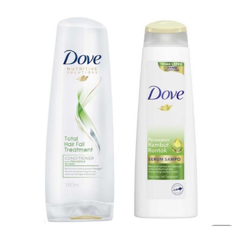 Paket Dove Shampoo Conditioner 160ml/Serum shampoo 135ml