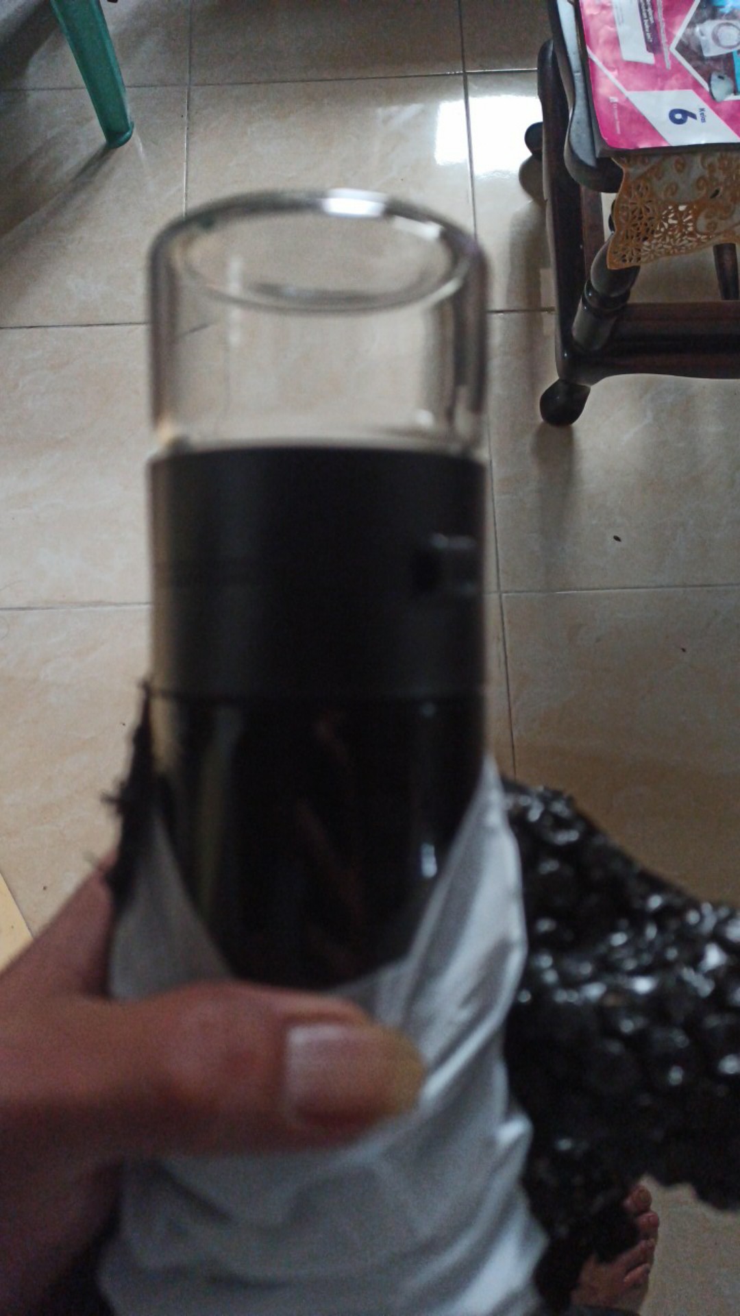 Botol Air Minum Kaca Thumbler Saringan Teh 500ml