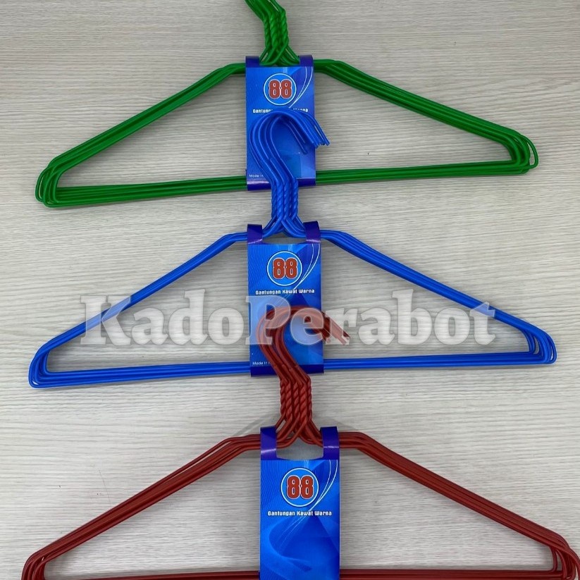 HANGER KAWAT COATING MURAH - GANTUNGAN BAJU KAWAT LAPIS ANTI KARAT