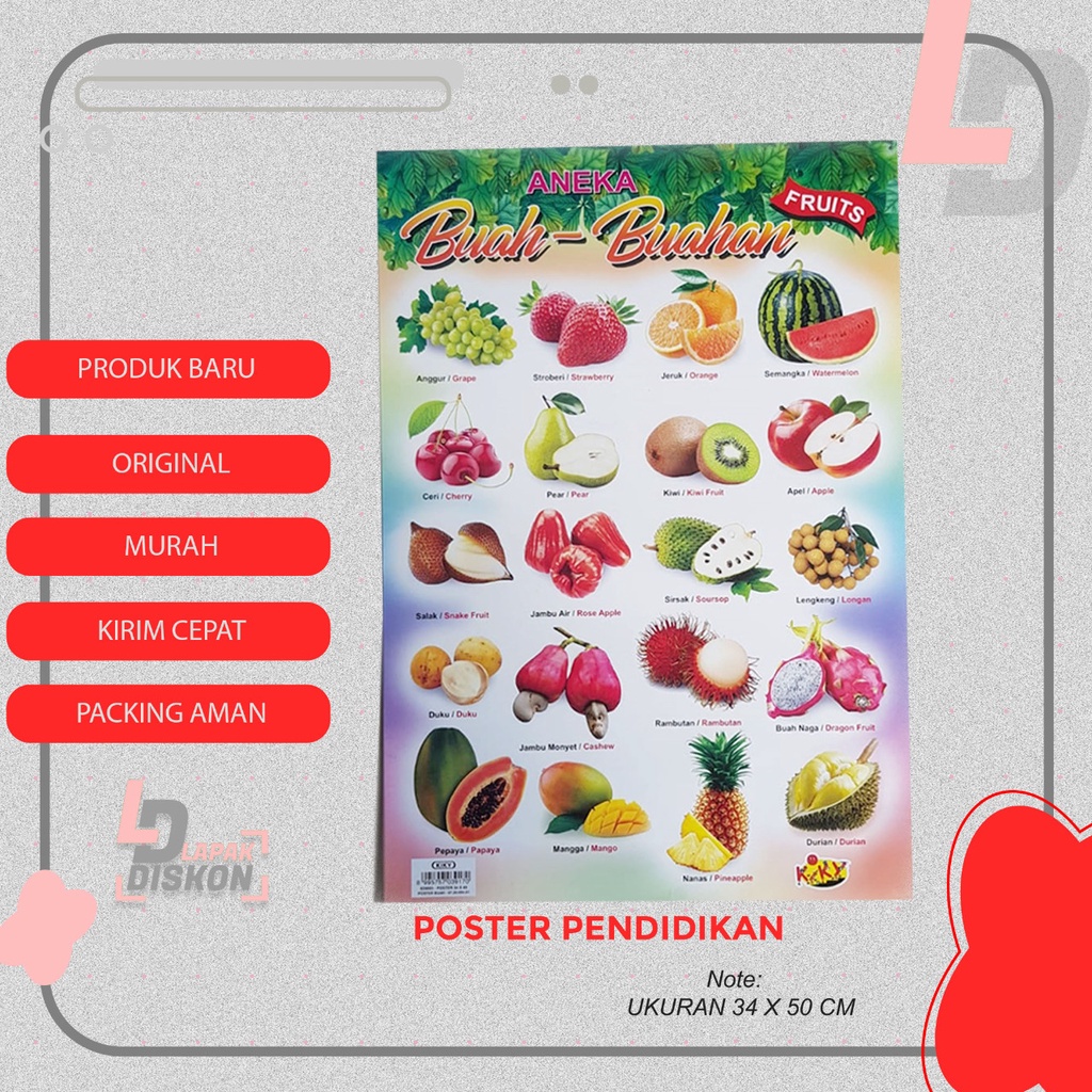 

Poster Edukasi BUAH-BUAHAN