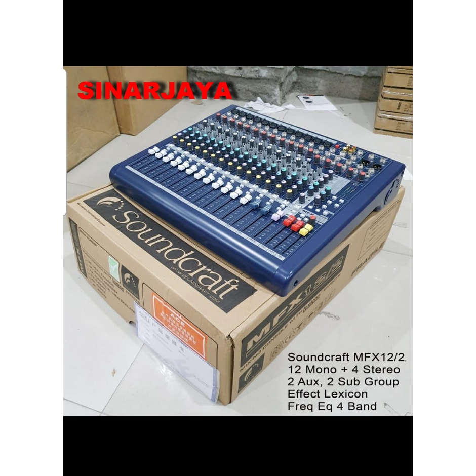 MIXER SOUNDCRAFT MFX12/2