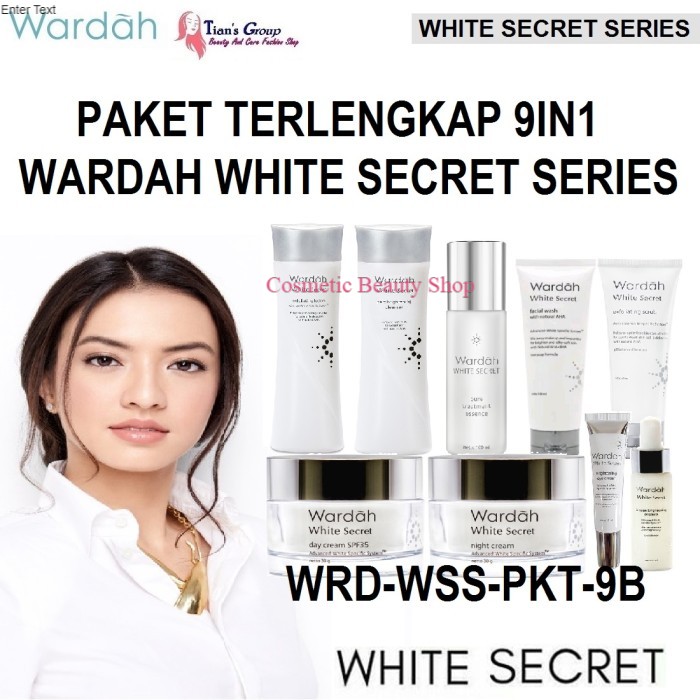Paket Seserahan Lengkap Wardah White Secret 9in1 Skin Care Ori Bpom